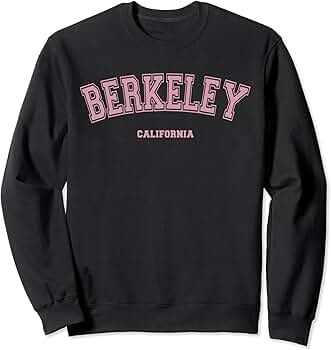 【MODERNIF】Berkeley Lettering Sweatshirt MODERNIF】Berkeley Lettering Sweatshirt Amazon.com: Berkeley